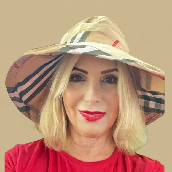 Source Unknown Tan and Black Patterned Women\'s Hat Outerwear – SourceUnknown main image 3